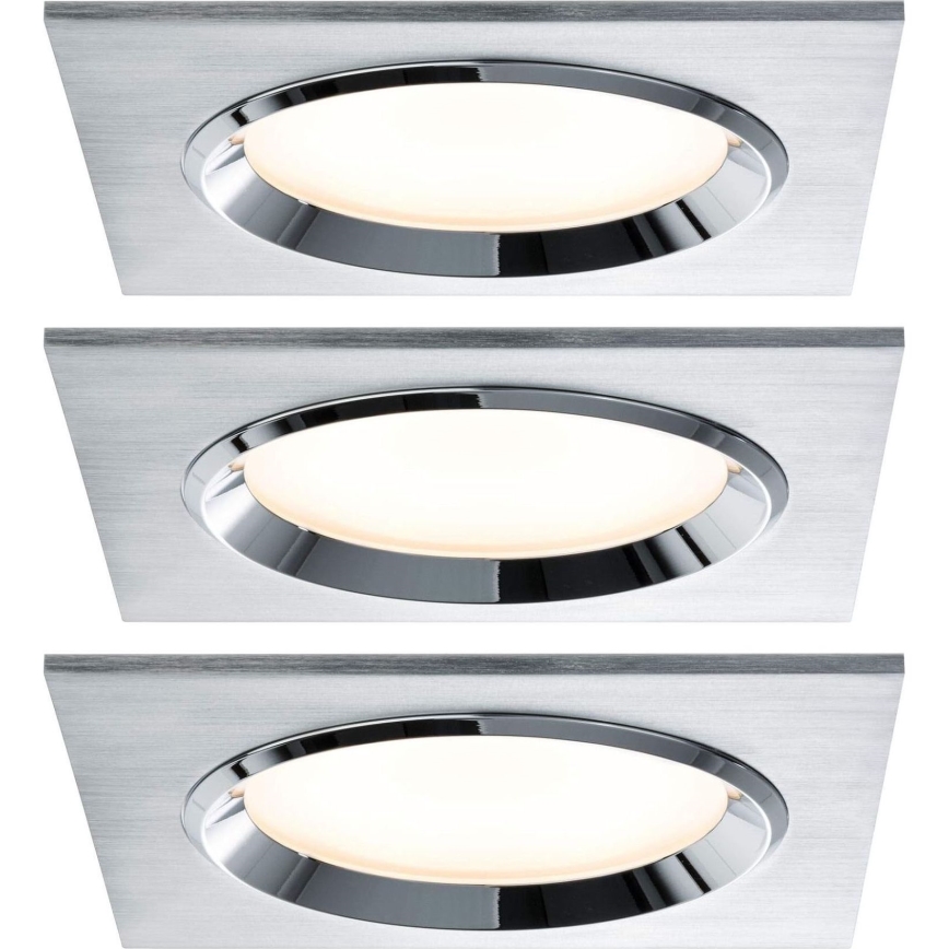Paulmann 92696 - SET 3xLED/8W Lampada da incasso dimmerabile DICE 230V