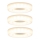Paulmann 92704 - LOT 3xLED/5,5W Plafonnier encastrable BAGEL 230V