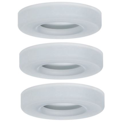 Paulmann 92704 - LOT 3xLED/5,5W Plafonnier encastrable BAGEL 230V