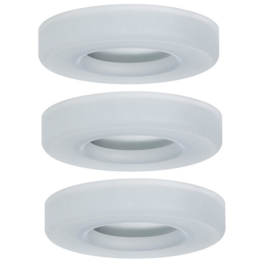 Paulmann 92704 - LOT 3xLED/5,5W Plafonnier encastrable BAGEL 230V