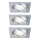 Paulmann 92799 - LOT 3x LED/6,8W IP23 Spot encastrable salle de bain COIN 230V