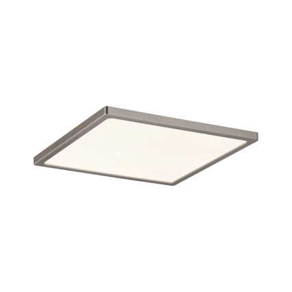 Paulmann 92939 - Plafonnier encastré AREO pour salle de bains LED 11 W dimmable IP44 230V 18 x 18 cm chrome mat