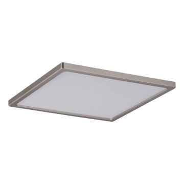 Paulmann 92939 - Plafonnier encastré AREO pour salle de bains LED 11 W dimmable IP44 230V 18 x 18 cm chrome mat