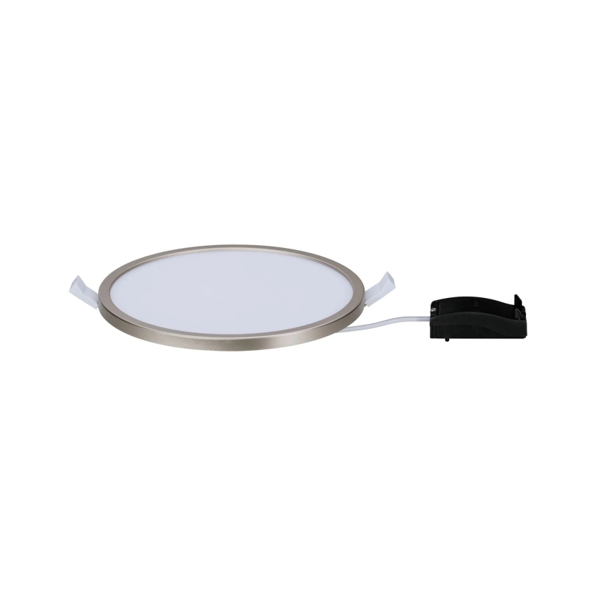 Paulmann 92946 - Plafonnier encastré LED 11 W IP23 pour salle de bains AREO 230 V Ø 18 cm chrome mat
