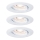 Paulmann 92971 - SET 3x LED/4,2W IP23 Lampada da incasso dimmerabile per bagni NOVA 230V
