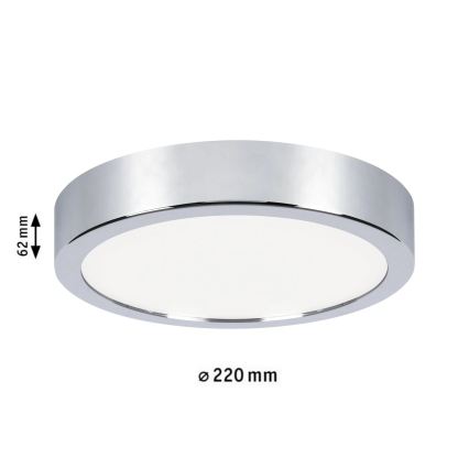 Paulmann 93018 - LED/13W IP44 dimmbare Deckenleuchte für das Badezimmer AVIAR 230V