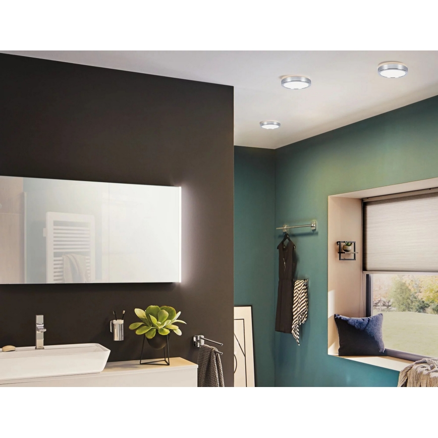 Paulmann 93018 - LED/13W IP44 Plafonnier dimmable pour salle de bains AVIAR 230V