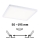 Paulmann 93060 - LED/16W IP44 Dimmerabile plafoniera da incasso per bagno AREO 230V 23x23 cm bianca
