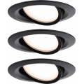 Paulmann 93080 - SET 3xLED/6W IP23 Dimmbare Einbauleuchte für Badezimmer COIN 230V