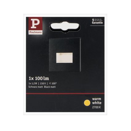 Paulmann 93094 - LED/1,2W Illuminazione scale EDGE 230V