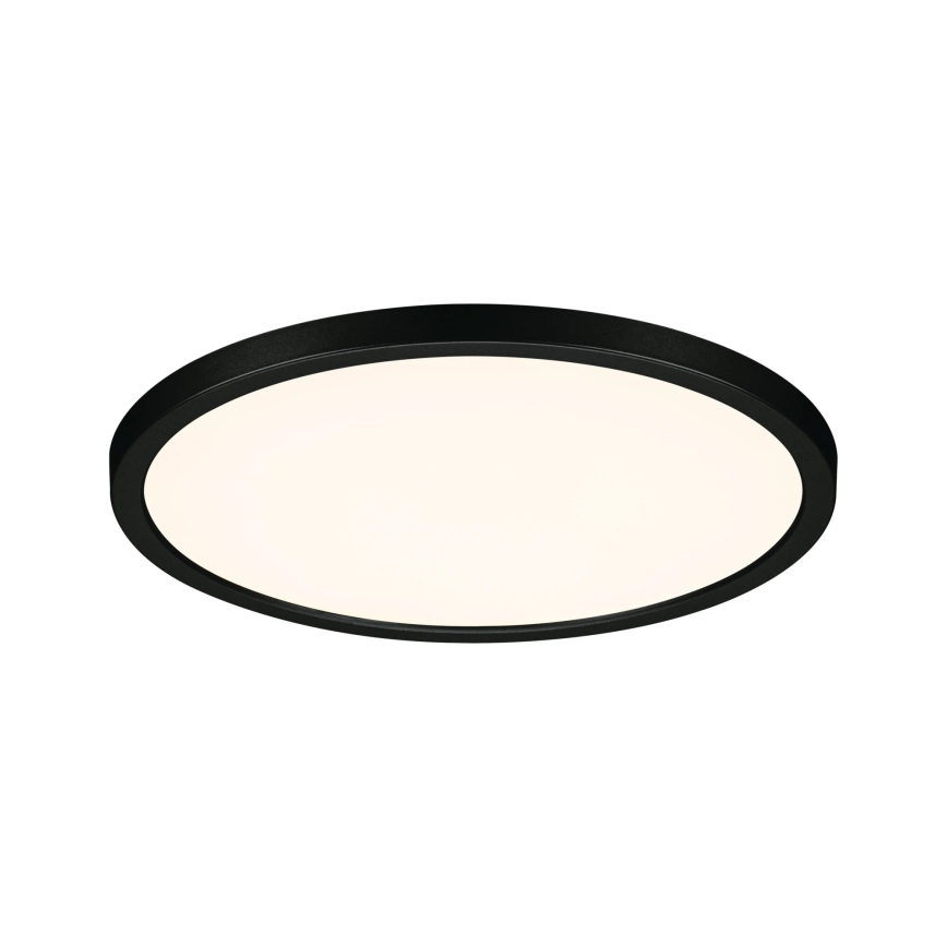 Paulmann 93102 - LED/16W IP44 Badezimmer-Einbauleuchte AREO 230V 2000/3000/4000K Ø 23 cm schwarz