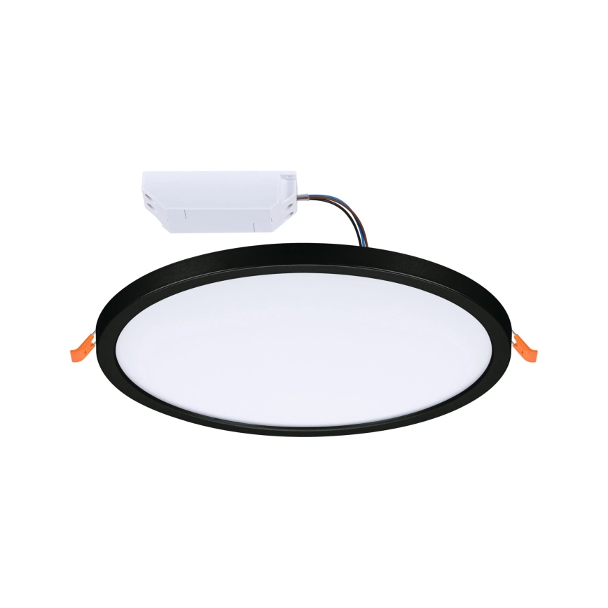 Paulmann 93102 - LED/16W IP44 Badezimmer-Einbauleuchte AREO 230V 2000/3000/4000K Ø 23 cm schwarz