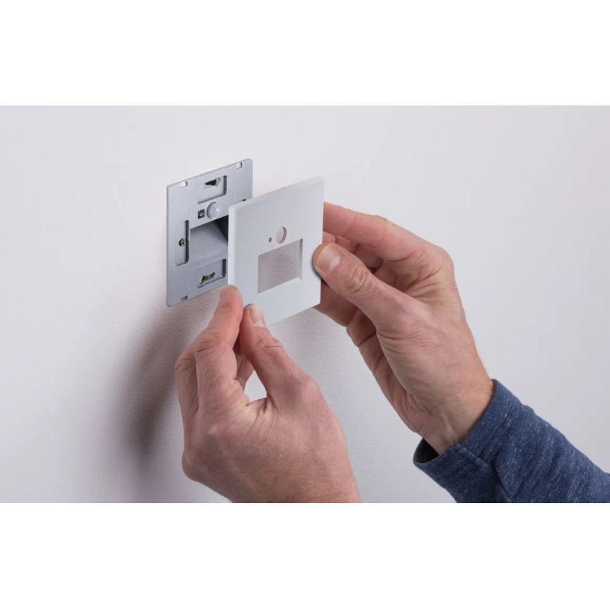 Paulmann 93133 - LED/1,2W Illuminazione scale con sensore EDGE 230V bianco