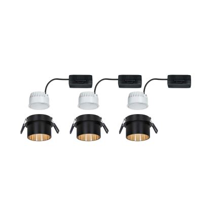 Paulmann 93379 - SET 3xLED/6W IP44 Lampada da incasso dimmerabile per bagni GIL 230V