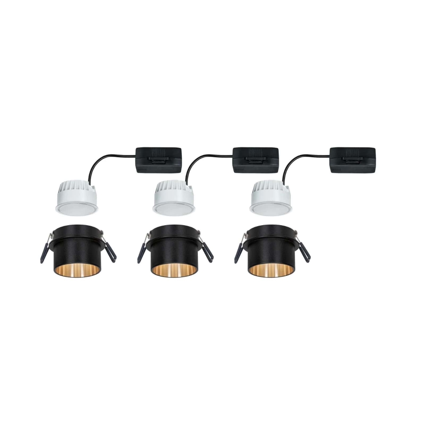 Paulmann 93379 - SET 3xLED/6W IP44 Lampada da incasso dimmerabile per bagni GIL 230V