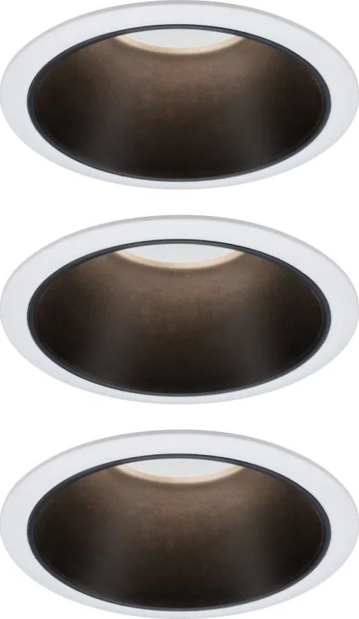 Paulmann 93402 - SET 3xLED/6W IP44 Lampada da incasso dimmerabile per bagni COLE 230V