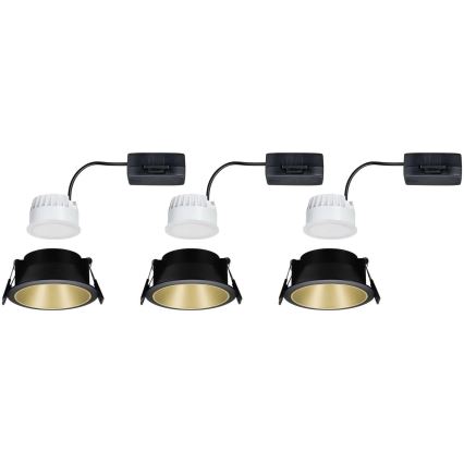 Paulmann 93404 - SADA 3xLED/6,5W IP44 Lampada da incasso bagno dimmerabile COLE 230V