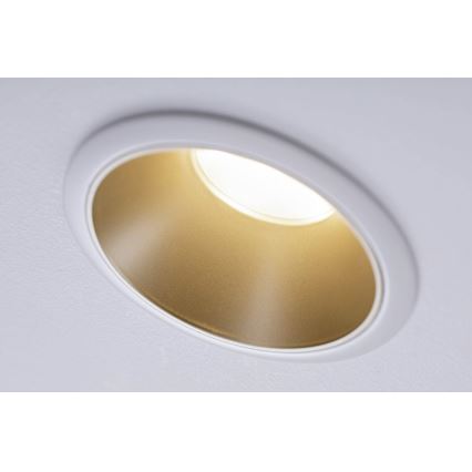 Paulmann 93406 – SET 3xLED/6,5W IP44 Dimmbare Badezimmer-Einbauleuchte COLE 230V
