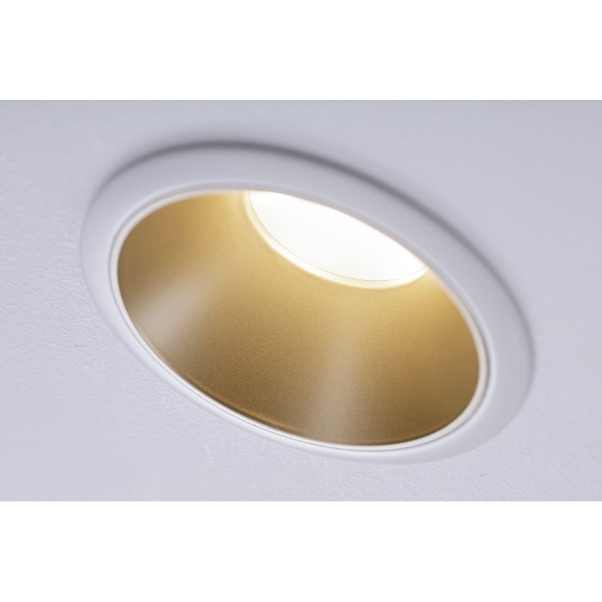 Paulmann 93406 - SET 3xLED/6,5W IP44 Luminaire de salle de bain encastrable à intensité variable COLE 230V