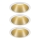 Paulmann 93406 - SET 3xLED/6,5W IP44 Luminaire de salle de bain encastrable à intensité variable COLE 230V