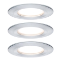 Paulmann 93462 - SET 3xLED/6W IP44 Lampada da incasso per bagno NOVA 230V