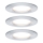 Paulmann 93462 - SET 3xLED/6W IP44 Lampada da incasso per bagno NOVA 230V