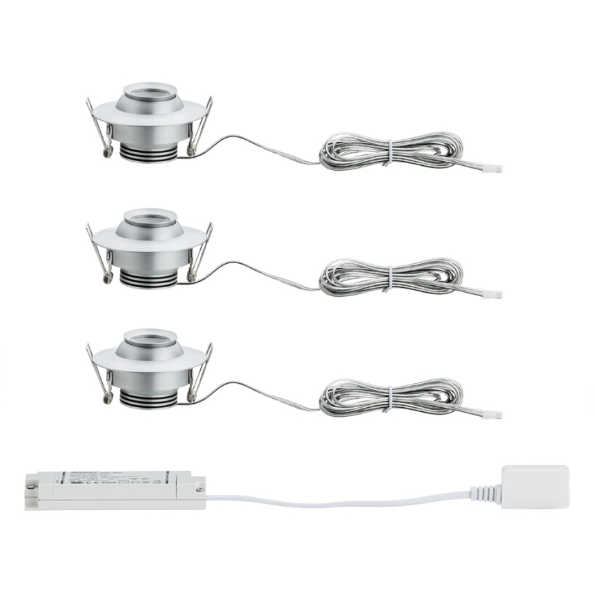 Paulmann 93579 - KIT 3xLampada LED da incasso 3xLED/3,8W/230/12V