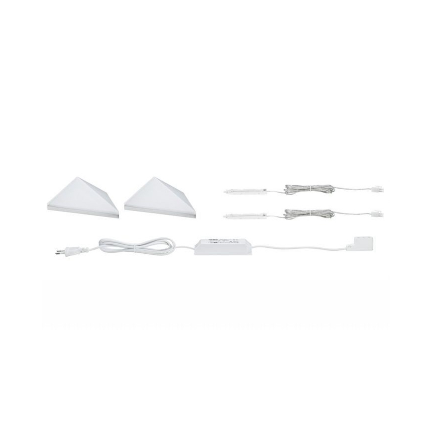 Paulmann 93584 - SET 2xLED/6,2W IP44 Lampada sottopensile KITE 230V