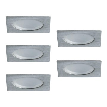 Paulmann 93587 - SET 5xLED/0,4W Einbauleuchte 12V/230V 2700K