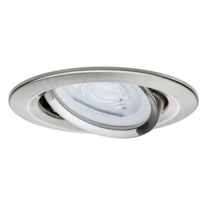 Paulmann 93603 - LED-GU10/7W IP23 Luminaire encastré de salle de bain à intensité variable NOVA 230V