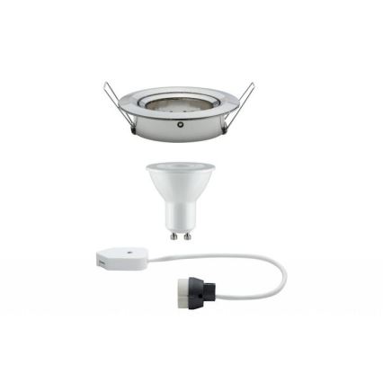 Paulmann 93603 - LED-GU10/7W IP23 Luminaire encastré de salle de bain à intensité variable NOVA 230V