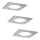 Paulmann 93615 - SET 3x LED/7W IP44 Lampada dimmerabile da incasso per bagno