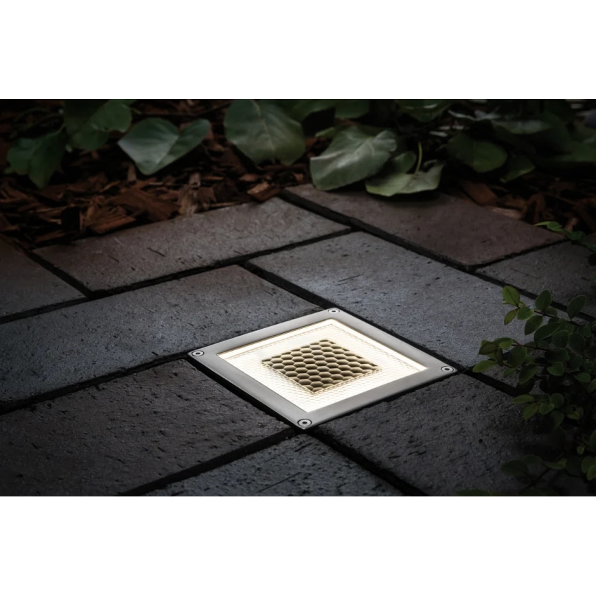Paulmann 93774 – LED/0,24W IP67 Solar-Einbauleuchte CUBE 1,2V