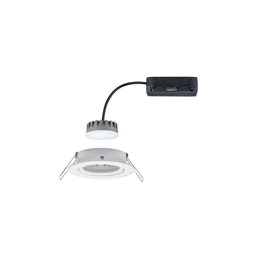 Paulmann 93871 - Lampada da incasso per bagno LED/6W IP23 dimmerabile COIN 230V