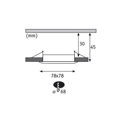 Paulmann 93895 - LOT 3xLED/6W IP44 Spot encastrable salle de bain à intensité variable NOVA 230V