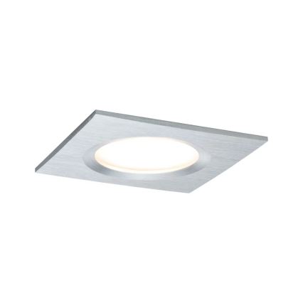 Paulmann 93895 - SET 3xLED/6W IP44 Dimmbare Einbauleuchte für Badezimmer NOVA 230V