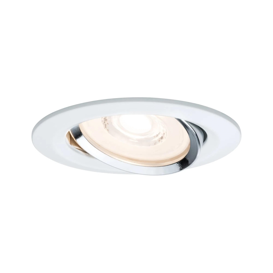 Paulmann 93942 - LOT 3x Spot encastrable salle de bain à intensité variable LED/6,8W IP23 COIN 230V