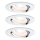 Paulmann 93942 - SET 3xLED/6,8W IP23 Lampada da incasso dimmerabile per bagni COIN 230V