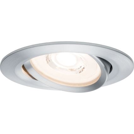 Paulmann 93943 - Set di 3 faretti da incasso LED/6,8 W IP23 dimmerabili COIN 230 V