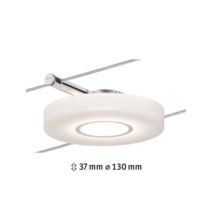 Paulmann 94090 - LED/4W Strahler für Seilsystem DISC 12V weiß