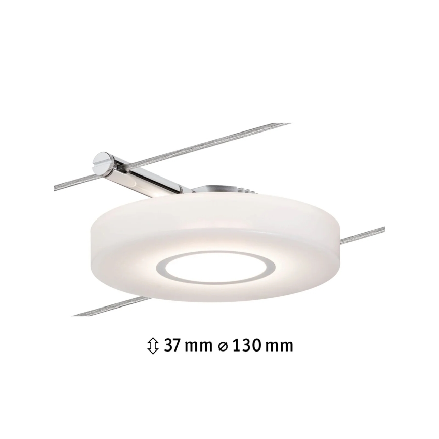 Paulmann 94090 - LED/4W Strahler für Seilsystem DISC 12V weiß