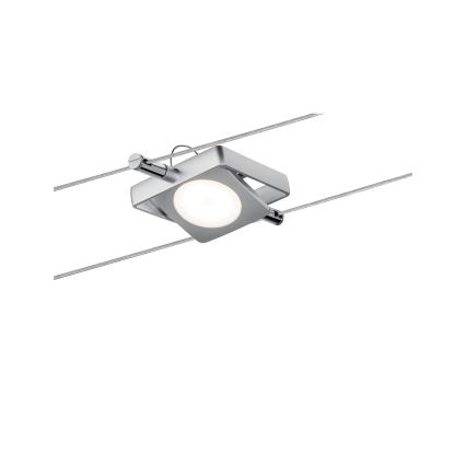 Paulmann 94107 - SET 4xLED/4,3W Spot für Seilsystem MAC 230V mattchrom