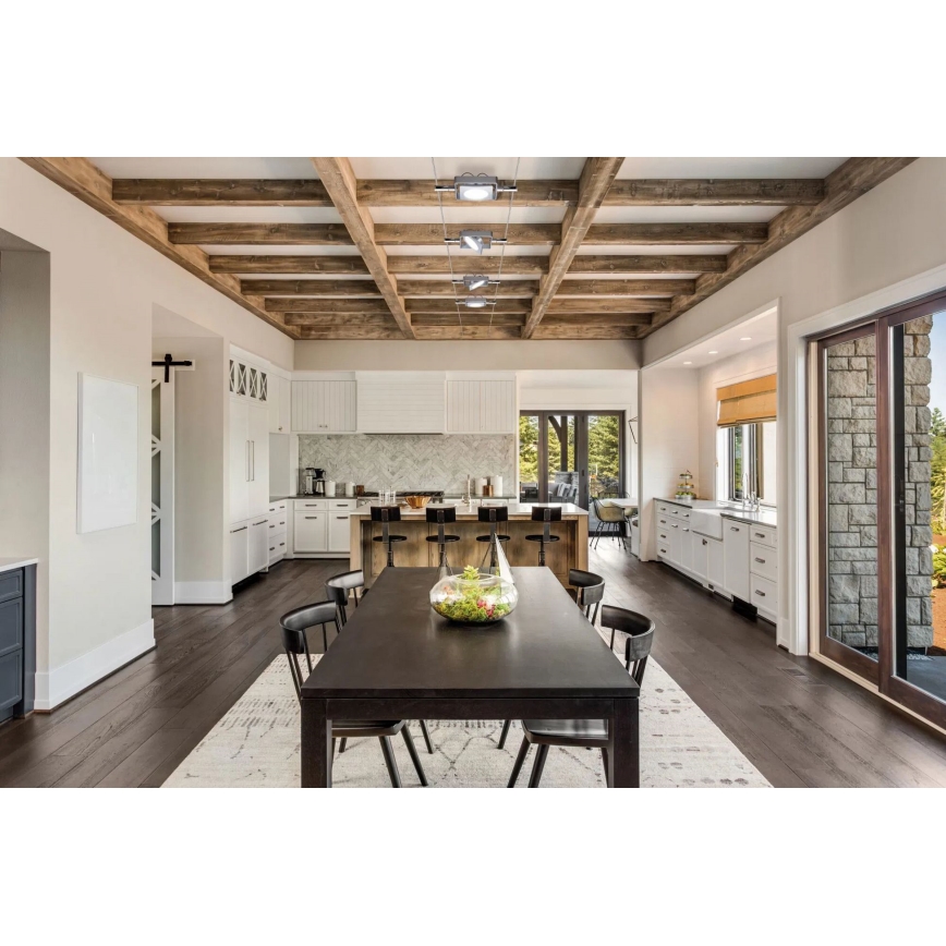 Paulmann 94107 - Set 4 faretti LED da 4,3 W per sistema a cavo MAC 230 V, finitura cromo satinato