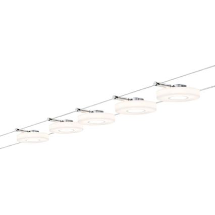 Paulmann 94109 - SET 5xLED/4,3W Sistema a cavo completo MAC 230V bianco