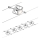 Paulmann 94133 - SET 5xGU5,3/10W Faretto per sistema di corde MAC 230V cromo opaco