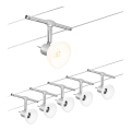 Paulmann 94136 - SET 5xGU5,3/10W Sistema completo a cavo SHEELA 230V, cromo lucido