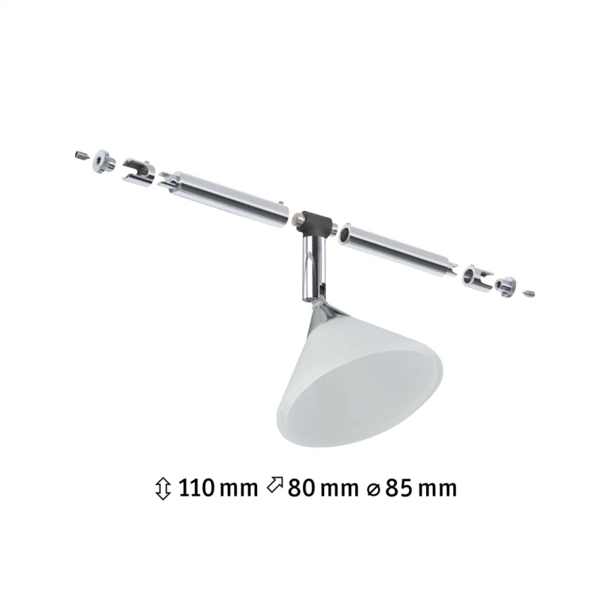 Paulmann 94138 - Spot 1xGU4/10W pour système à câbles COLMAR 12V blanc/chrome brillant