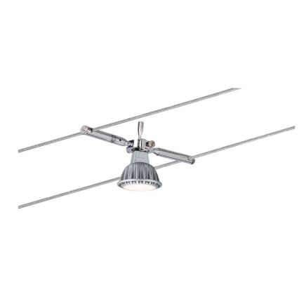 Paulmann 94147 - 1xGU5,3/10W Spot für Seilsystem TOGO 12V mattchrom