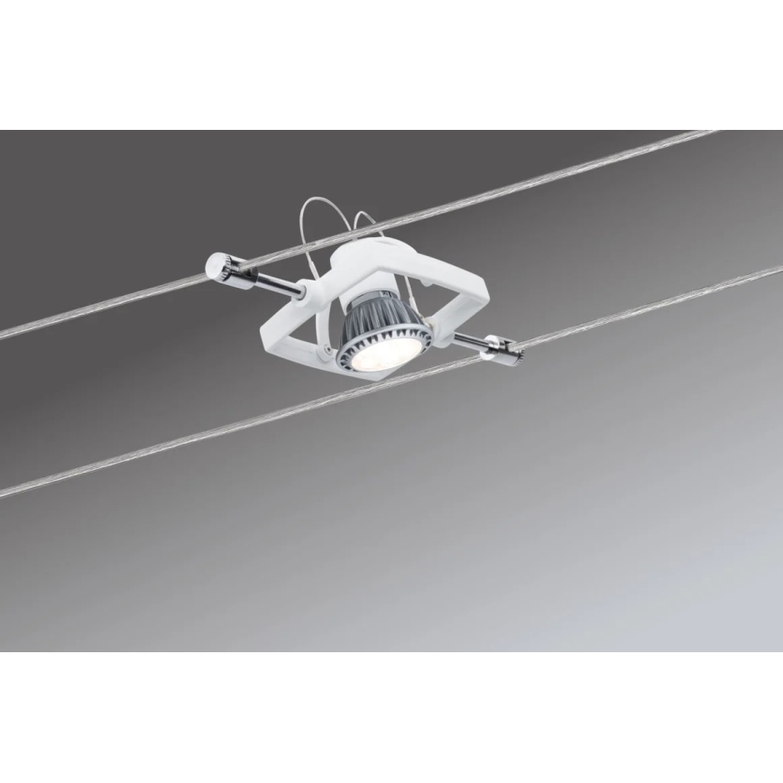 Paulmann 94149 - LOT 5xGU5,3/10W Spot pour système de câble TECH 230V blanc