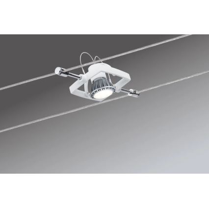 Paulmann 94149 - SET 5xGU5,3/10W Faretto per sistema di corde TECH 230V bianco
